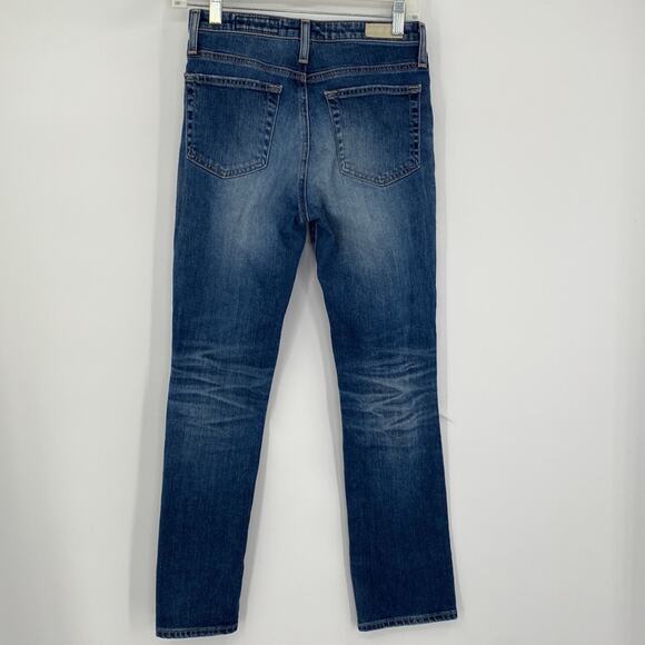 AG Adriana Goldschmied The Isabella High Rise Straight Leg Crop Jeans Size 26 - Picture 6 of 9
